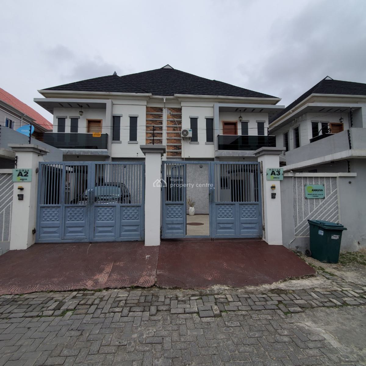 Spacious 4 Bedroom Semi Detached Duplex, Chevron Tollgate, Lekki, Lagos, House for Sale