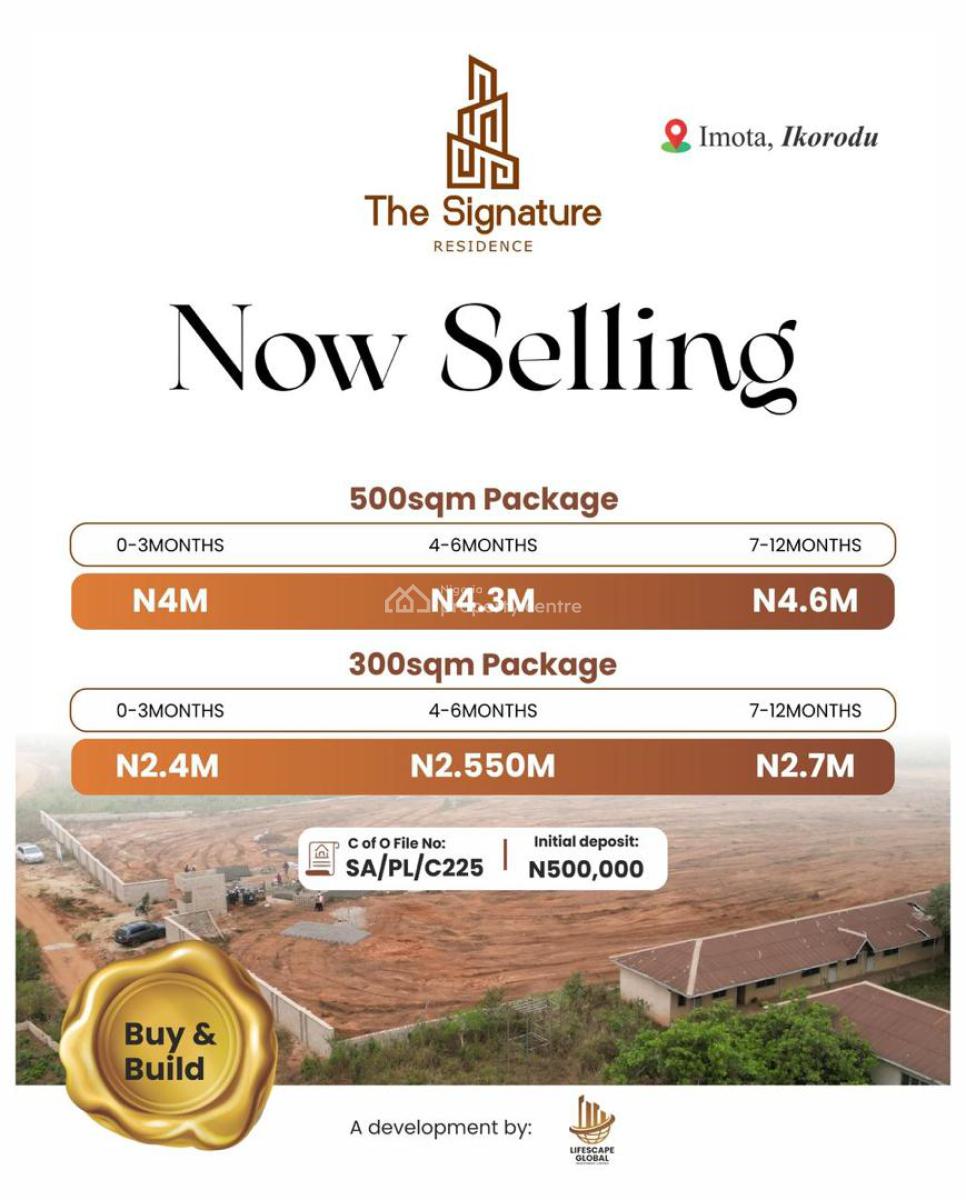 Affordable Buy and Build Estate Land in a Functional Residential Axis, Ikorodu, Lagos, Residential Land for Sale
