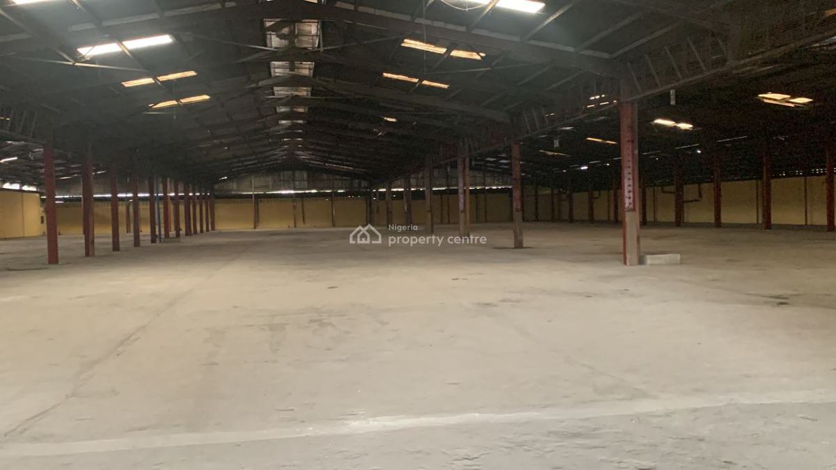 Warehouse with Office of 6,800 Sqm, Industrial Area, Ikeja, Lagos, Warehouse for Rent