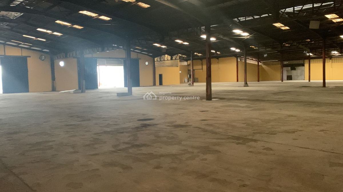 Warehouse with Office of 6,800 Sqm, Industrial Area, Ikeja, Lagos, Warehouse for Rent