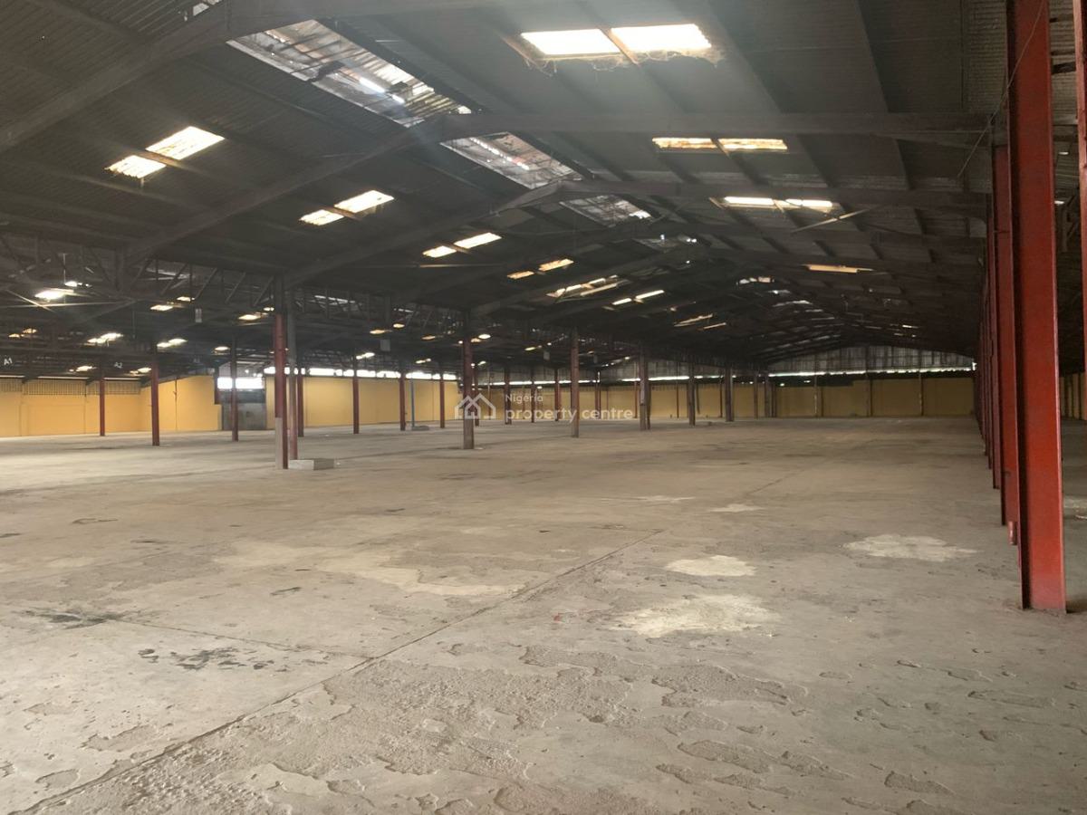 Warehouse with Office of 6,800 Sqm, Industrial Area, Ikeja, Lagos, Warehouse for Rent