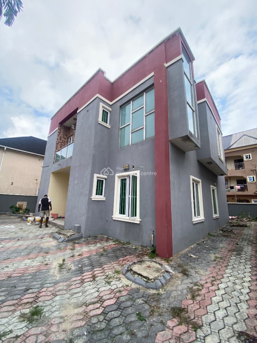 Sharp and Spacious 4 Bedroom Fully Detached Duplex, By Shoprite Sangotedo Ajah, Sangotedo, Ajah, Lagos, Detached Duplex for Rent