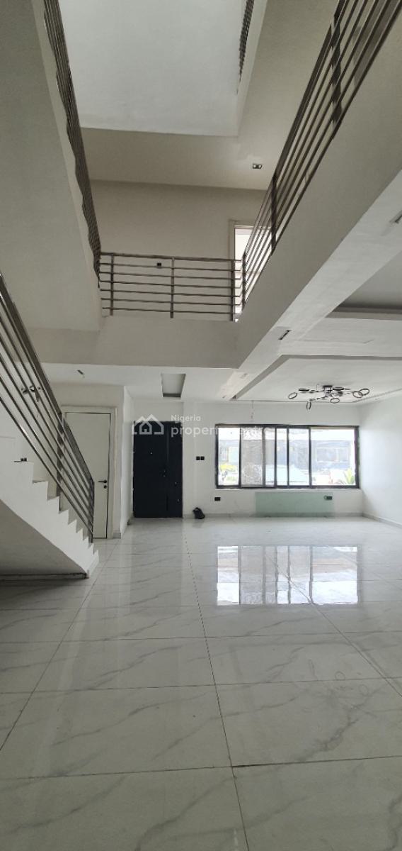 Contemporary Spacious 4 Bedroom Terrace Duplex with Bq & Swimming Pool, Ilasan, Lekki, Lagos, Terraced Duplex for Sale