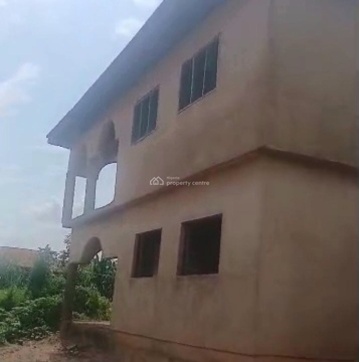 Uncompleted 5 Bedroom Duplex 100ft By 100ft Land, Osagie Str, Aruogba Community, Airport Road, Benin, Oredo, Edo, Terraced Duplex for Sale