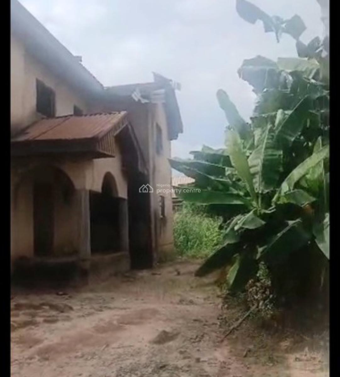 Uncompleted 5 Bedroom Duplex 100ft By 100ft Land, Osagie Str, Aruogba Community, Airport Road, Benin, Oredo, Edo, Terraced Duplex for Sale