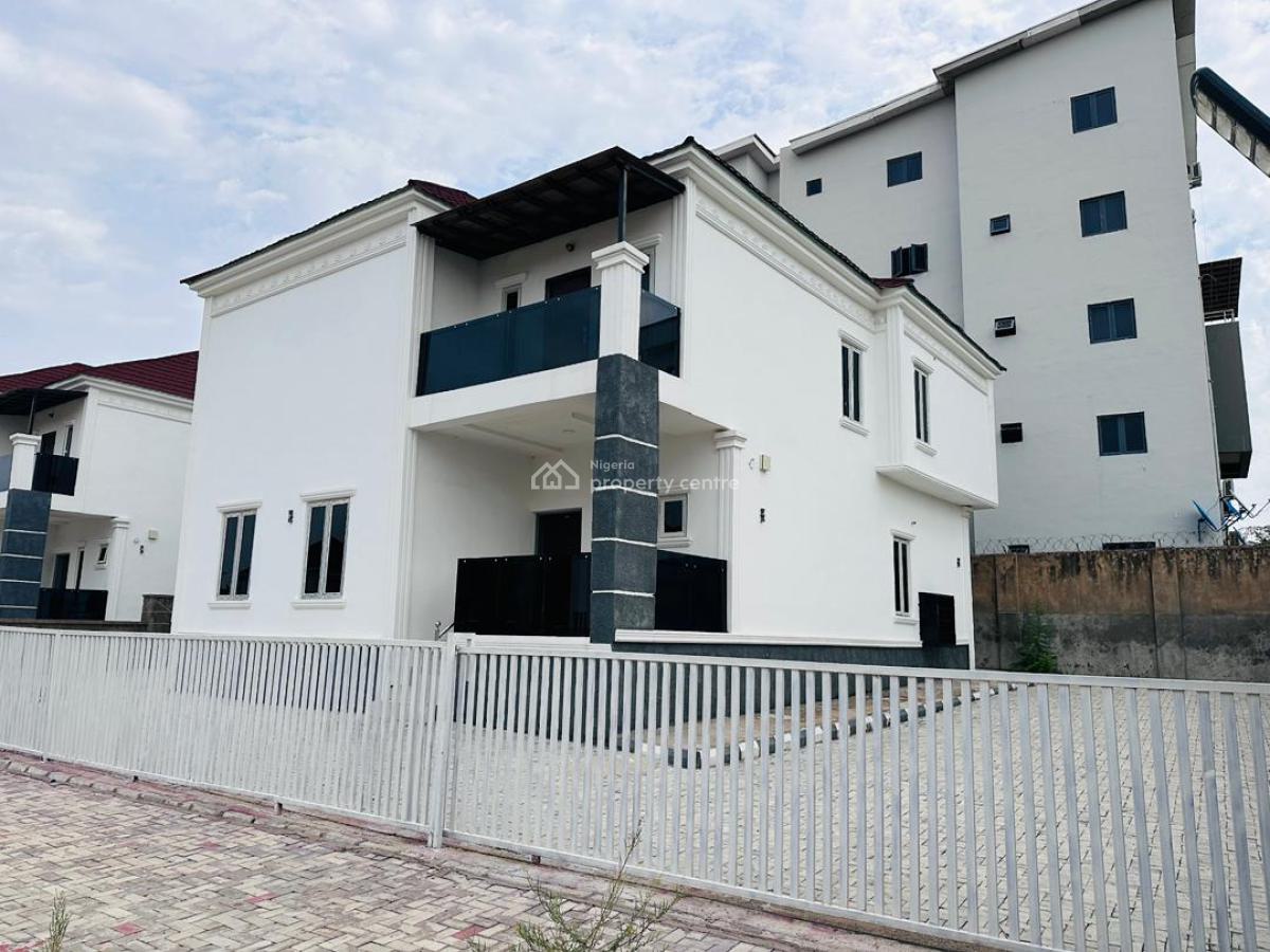 Wel Finished 5 Bedroom Detached Duplex with Bq, By Nizamiye Hospital, Idu Industrial, Abuja, Detached Duplex for Sale