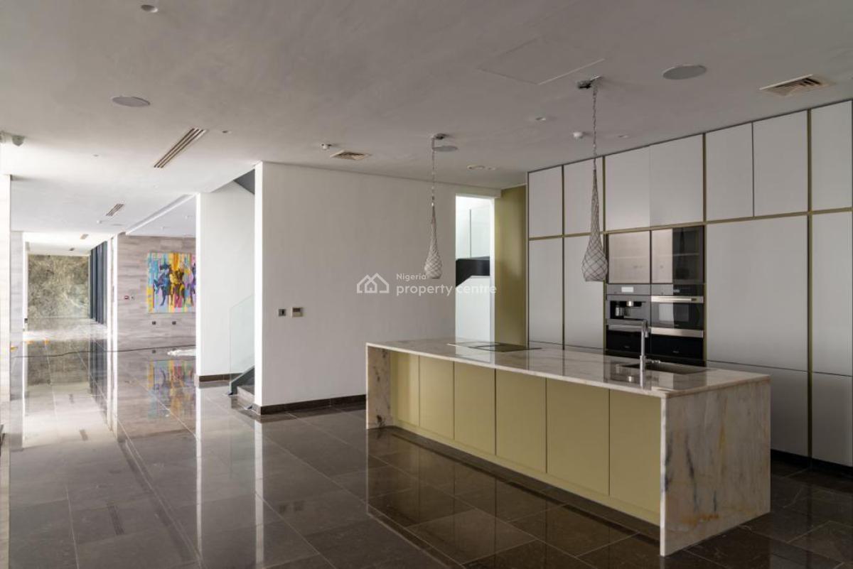 Luxury Brand New 6 Bedroom Waterfront Villa with 5 Staff Rooms, Banana Island, Ikoyi, Lagos, House for Sale