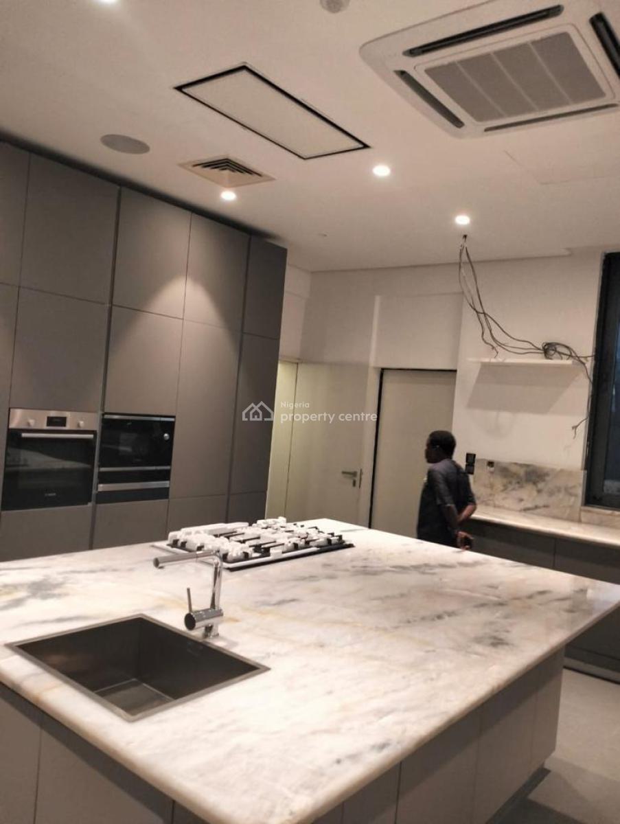 Luxury Brand New 6 Bedroom Waterfront Villa with 5 Staff Rooms, Banana Island, Ikoyi, Lagos, House for Sale