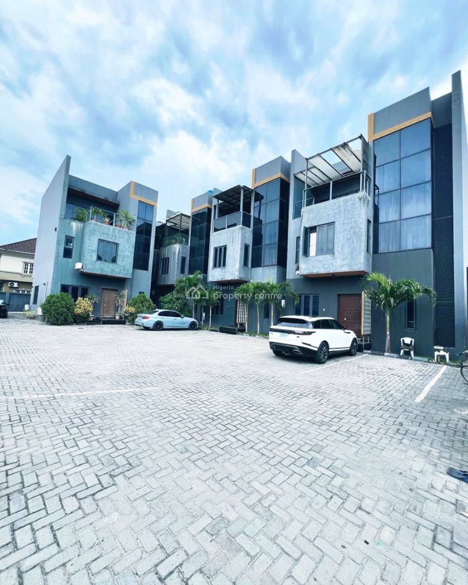 Tastefully and Fully Furnished 4bed Terrace Duplex with Bq in Vi, Lekki Phase 1,lekki ,lagos ,nigeria, Lekki Phase 1, Lekki, Lagos, Terraced Duplex for Rent