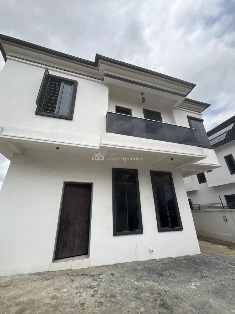 Brand New 5 Bedroom with Bq Secured Estate, Sangotedo, Ajah, Lagos, Detached Duplex for Rent