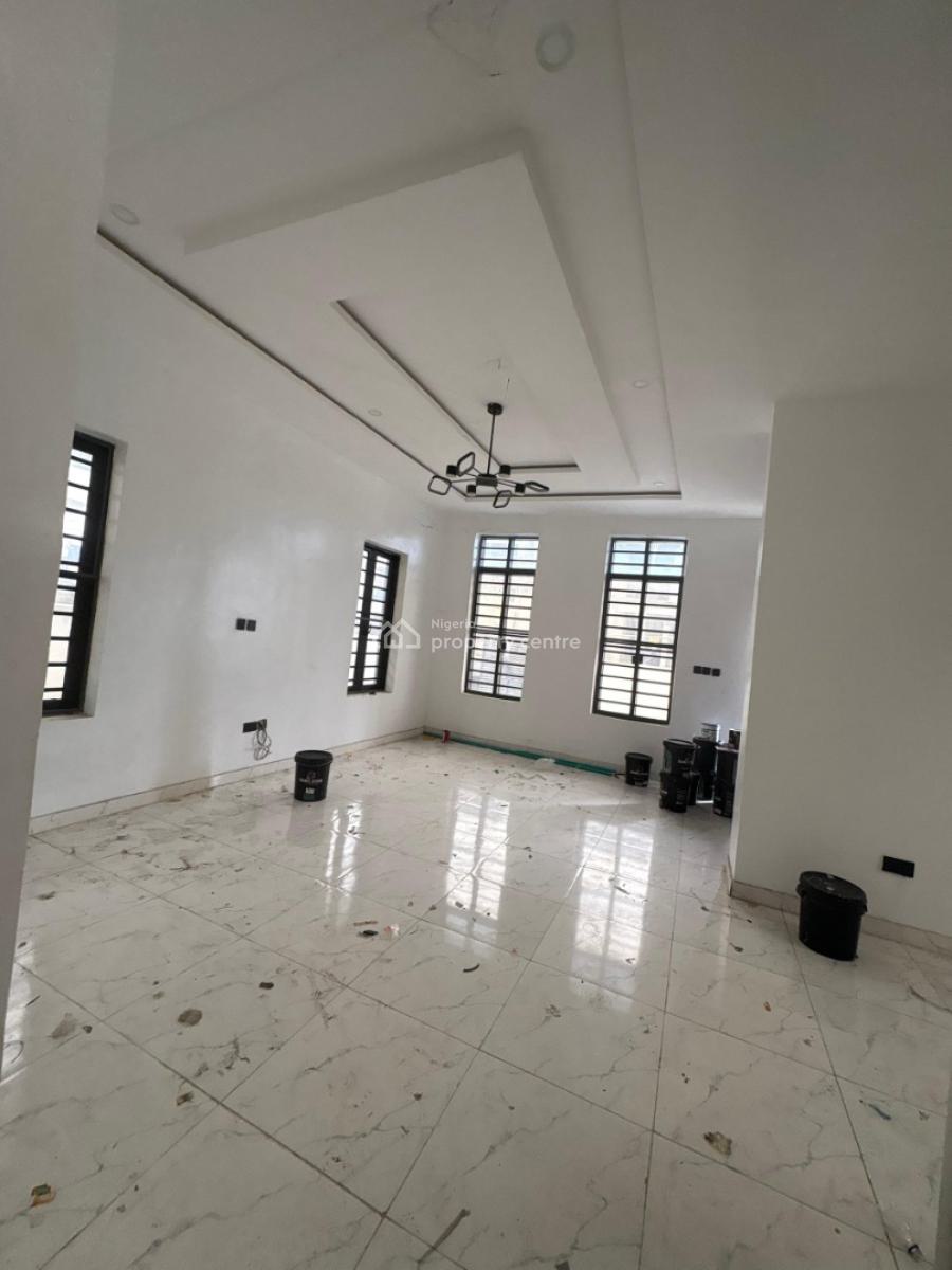 Brand New 5 Bedroom with Bq Secured Estate, Sangotedo, Ajah, Lagos, Detached Duplex for Rent