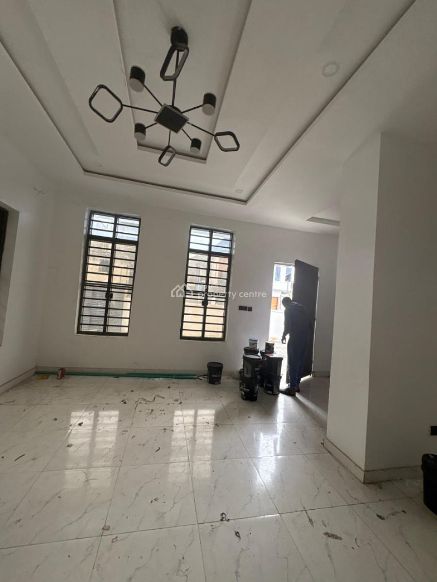 Brand New 5 Bedroom with Bq Secured Estate, Sangotedo, Ajah, Lagos, Detached Duplex for Rent