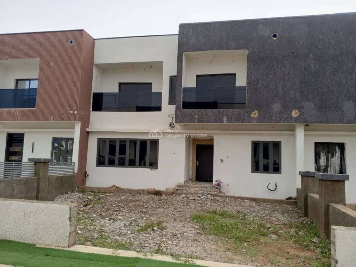 a Nicely Built 90% Completed Middle 4-bedroom Terrace Duplex, Lugbe District, Abuja, Terraced Duplex for Sale