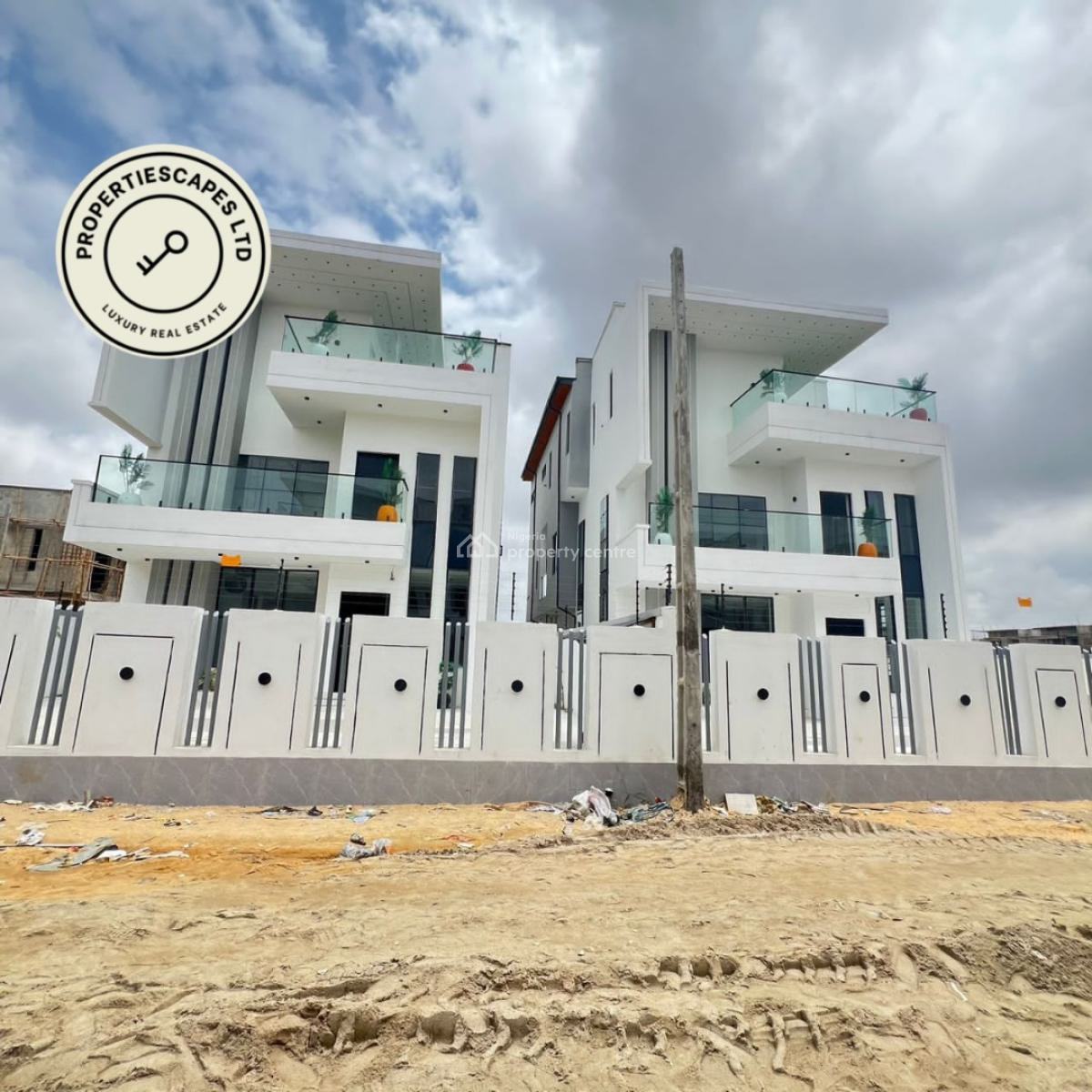 5 Bedrooms Fully Detached Duplex with Bq, Swimming Pool and Gym, Lekki, Ajah, Lagos, Detached Duplex for Sale