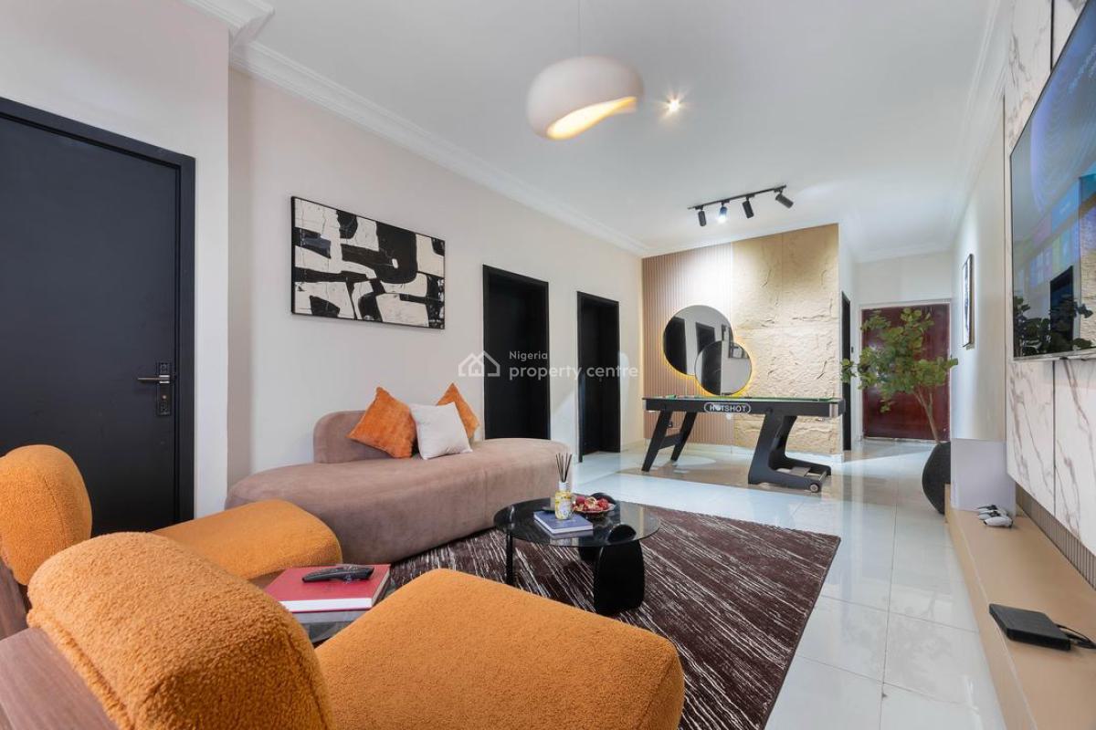 Luxury New 1 Bed with Ps5 , Board/dart Games and Two Balconies.🥰, Lekki Phase 1, Lekki, Lagos, Flat / Apartment Short Let