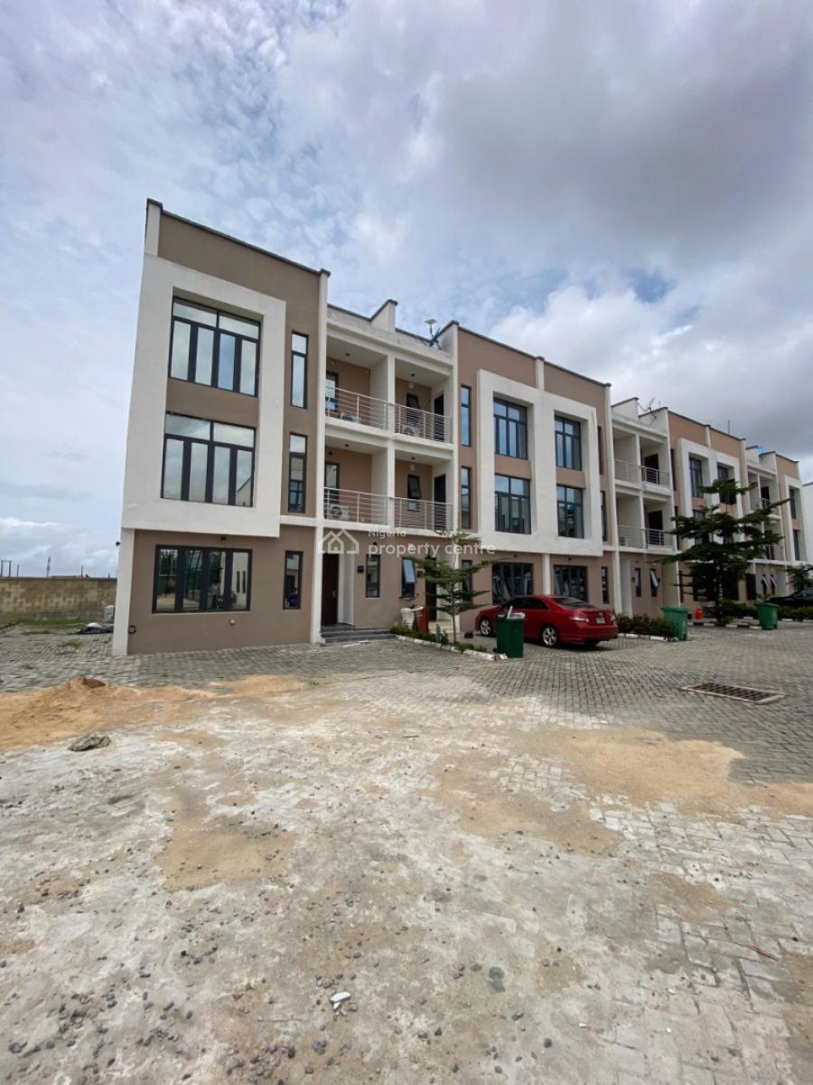 Furnished 4 Bedroom Terrace with Bq and Playground, Osapa, Lekki, Lagos, Terraced Duplex for Sale