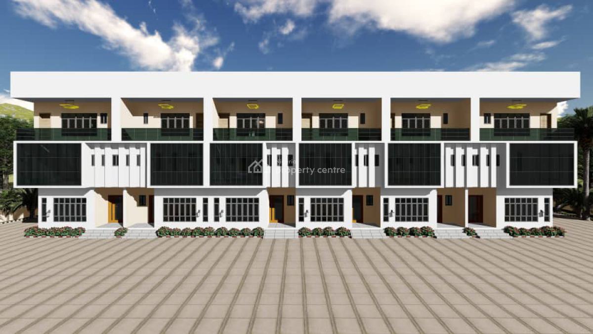 4 Bedroom Terrace Duplex Plus Bq Advanced Carcass, Beeside Human Rights Radio Station, Kaura, Abuja, Terraced Duplex for Sale