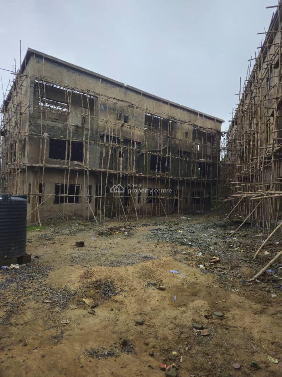 4 Bedroom Terrace Duplex Plus Bq Advanced Carcass, Beeside Human Rights Radio Station, Kaura, Abuja, Terraced Duplex for Sale