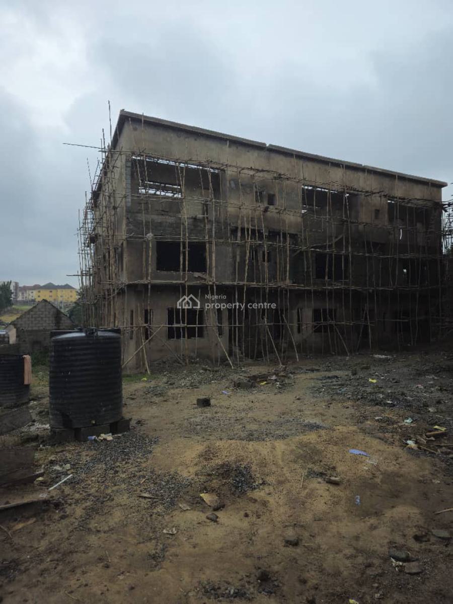4 Bedroom Terrace Duplex Plus Bq Advanced Carcass, Beeside Human Rights Radio Station, Kaura, Abuja, Terraced Duplex for Sale