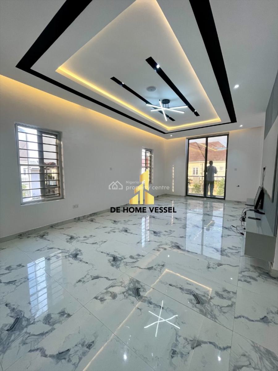 Impeccably Finished Luxury 5 Bed Detached Duplex with Cinema Rooftop, Chevron, Lekki, Lagos, Detached Duplex for Sale