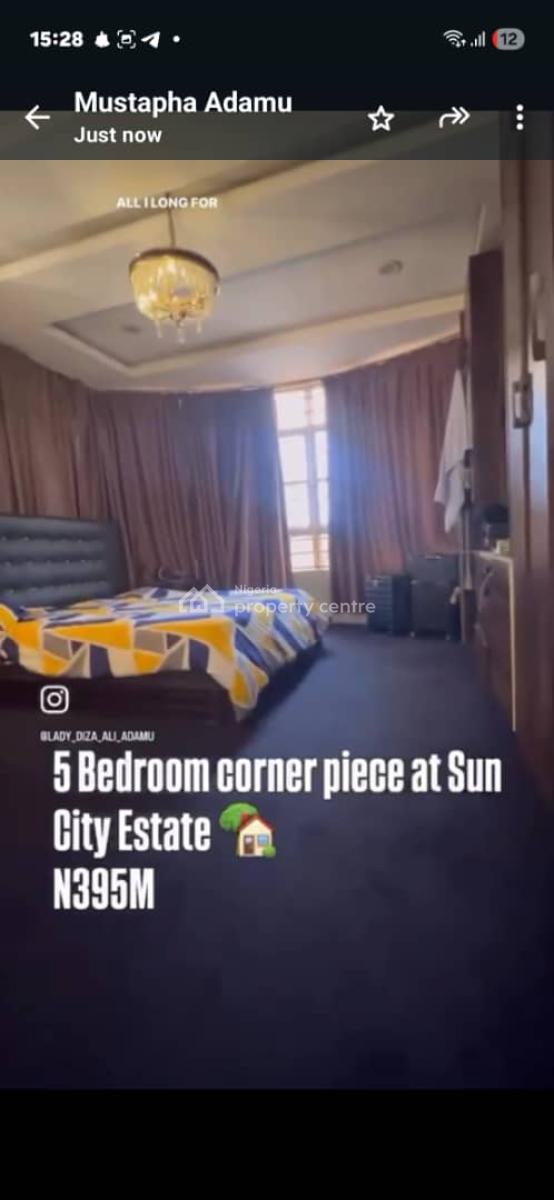 a Luxurious 5bedroom Fully Detached Duplex with a Bq, Suncity Estate, Galadimawa, Abuja, Detached Duplex for Sale