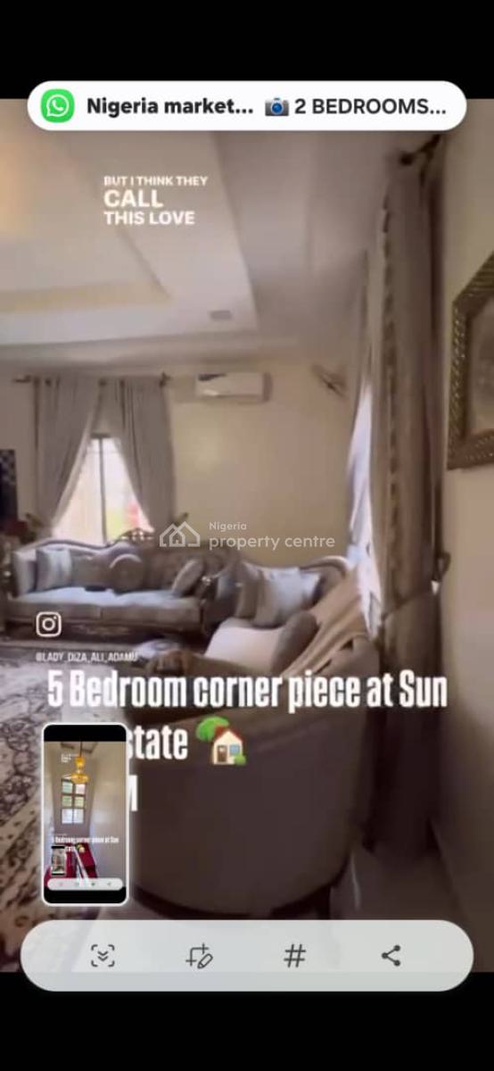 a Luxurious 5bedroom Fully Detached Duplex with a Bq, Suncity Estate, Galadimawa, Abuja, Detached Duplex for Sale