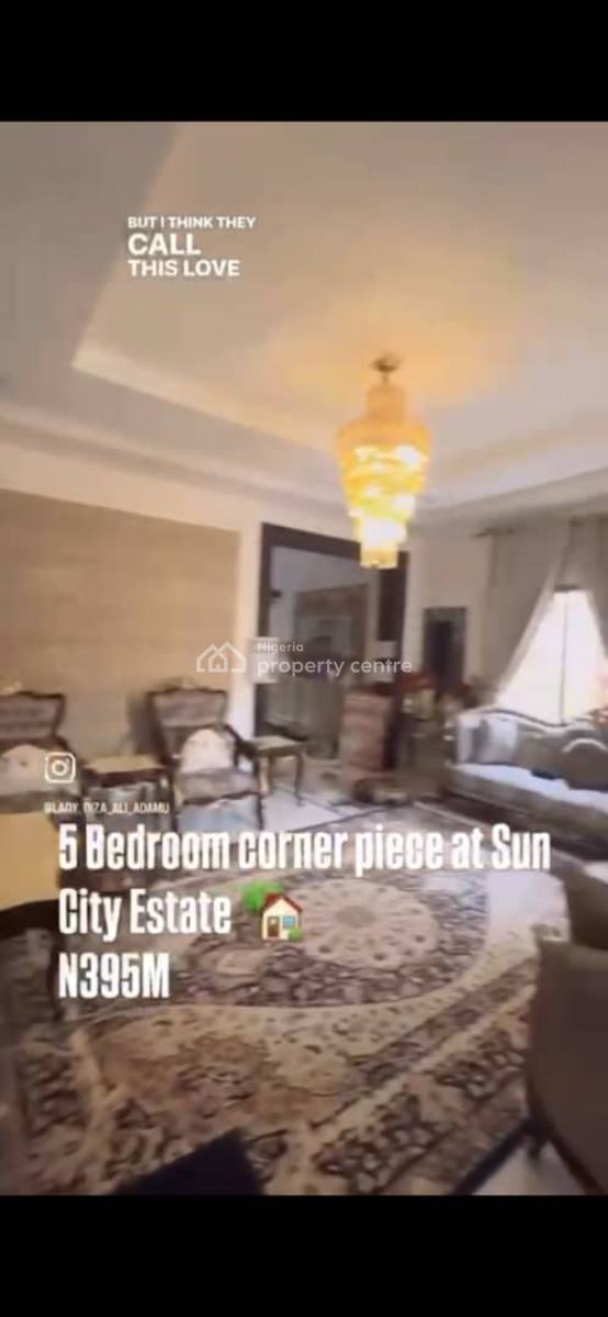 a Luxurious 5bedroom Fully Detached Duplex with a Bq, Suncity Estate, Galadimawa, Abuja, Detached Duplex for Sale
