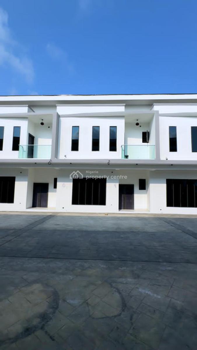 Brand New 4 Bedroom Terraced Detached in a Serene Atmosphere, This Property Have 6_12 Months Payment Plan, 30% Initial Deposit, Ajah, Lagos, Terraced Duplex for Sale