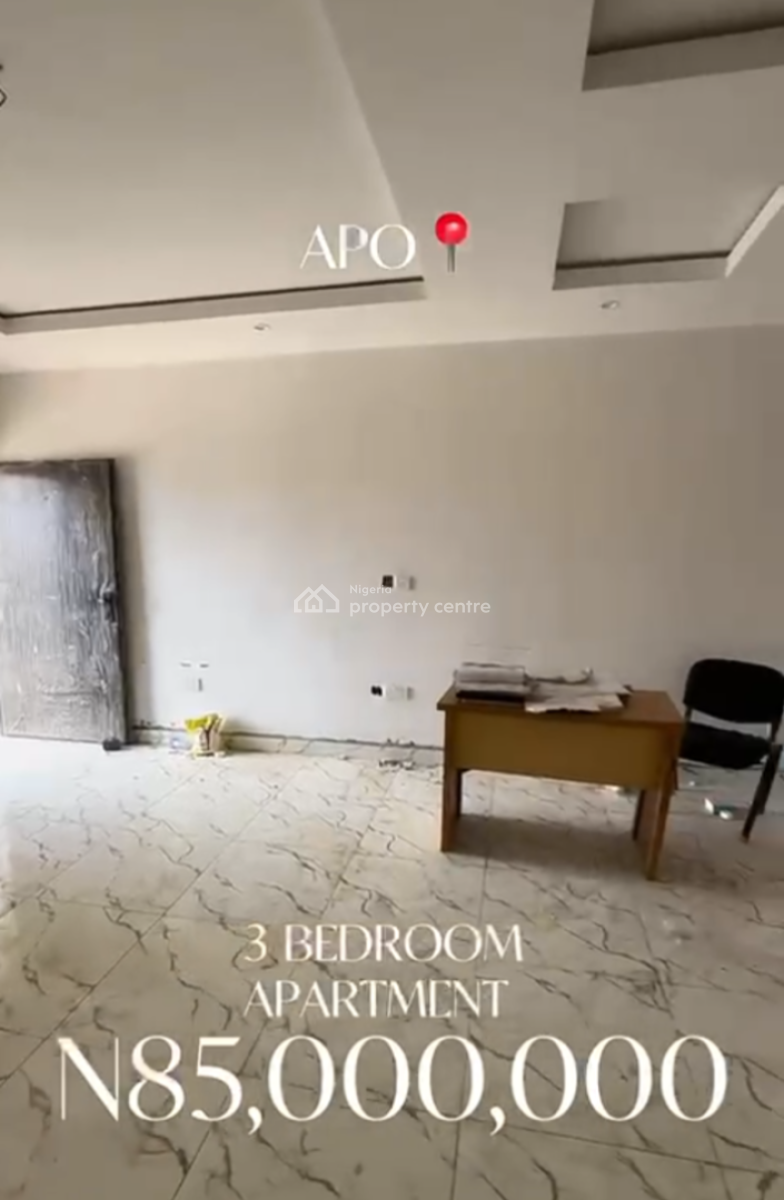 Brand New 3bedroom Apartment, Apo, Abuja, Flat / Apartment for Sale