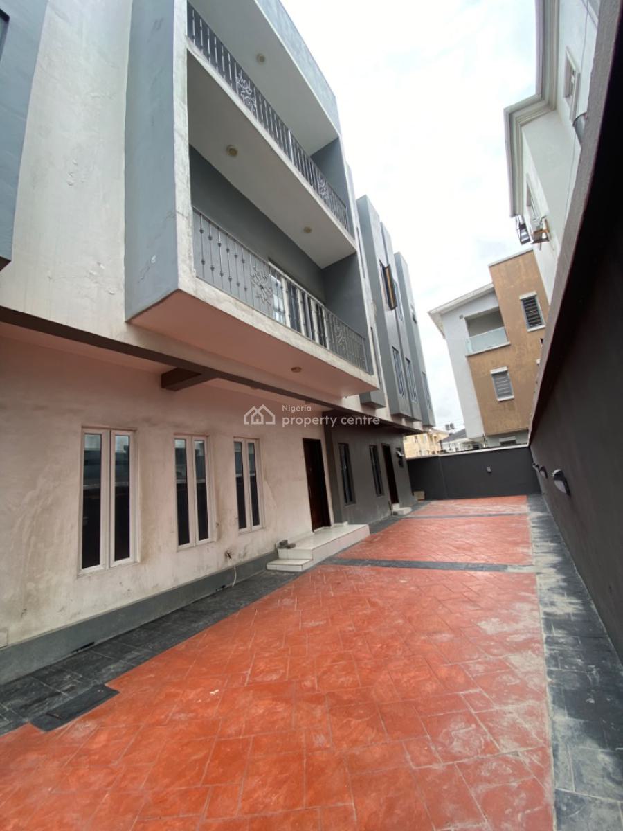 Bran New 2 Units of 4 Bedrooms Terrace Duplex with Bq Self Serviced, Salem, Ilasan, Lekki, Lagos, Terraced Duplex for Rent