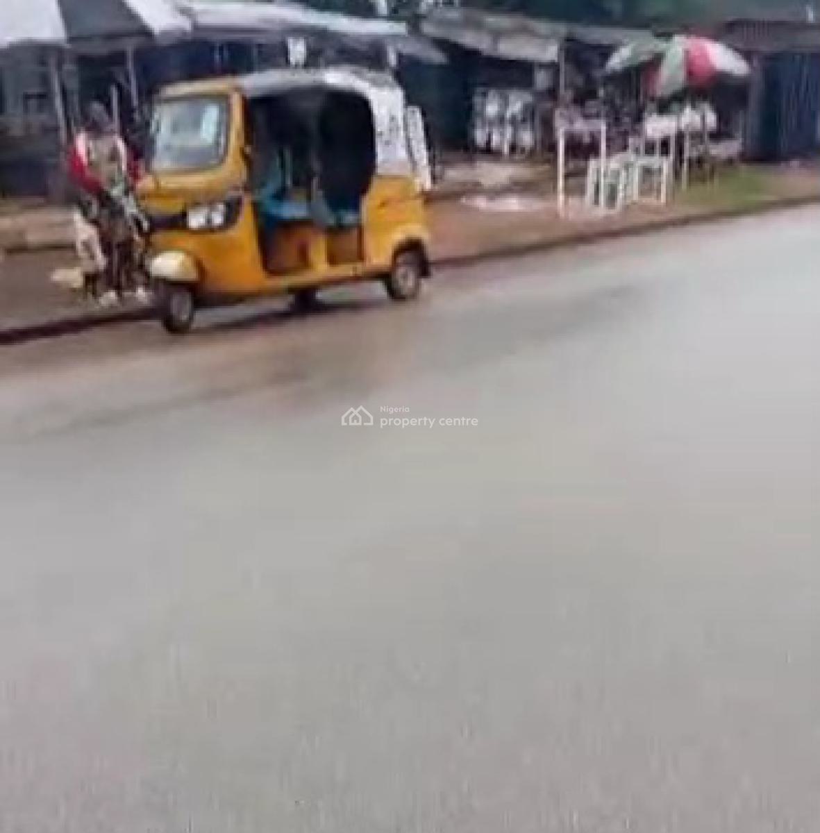 Highly Commercial 100ft By 200ft Land, Along Irhirhi Tarred Road, By Hexel Supermarket, Benin, Oredo, Edo, Commercial Land for Sale