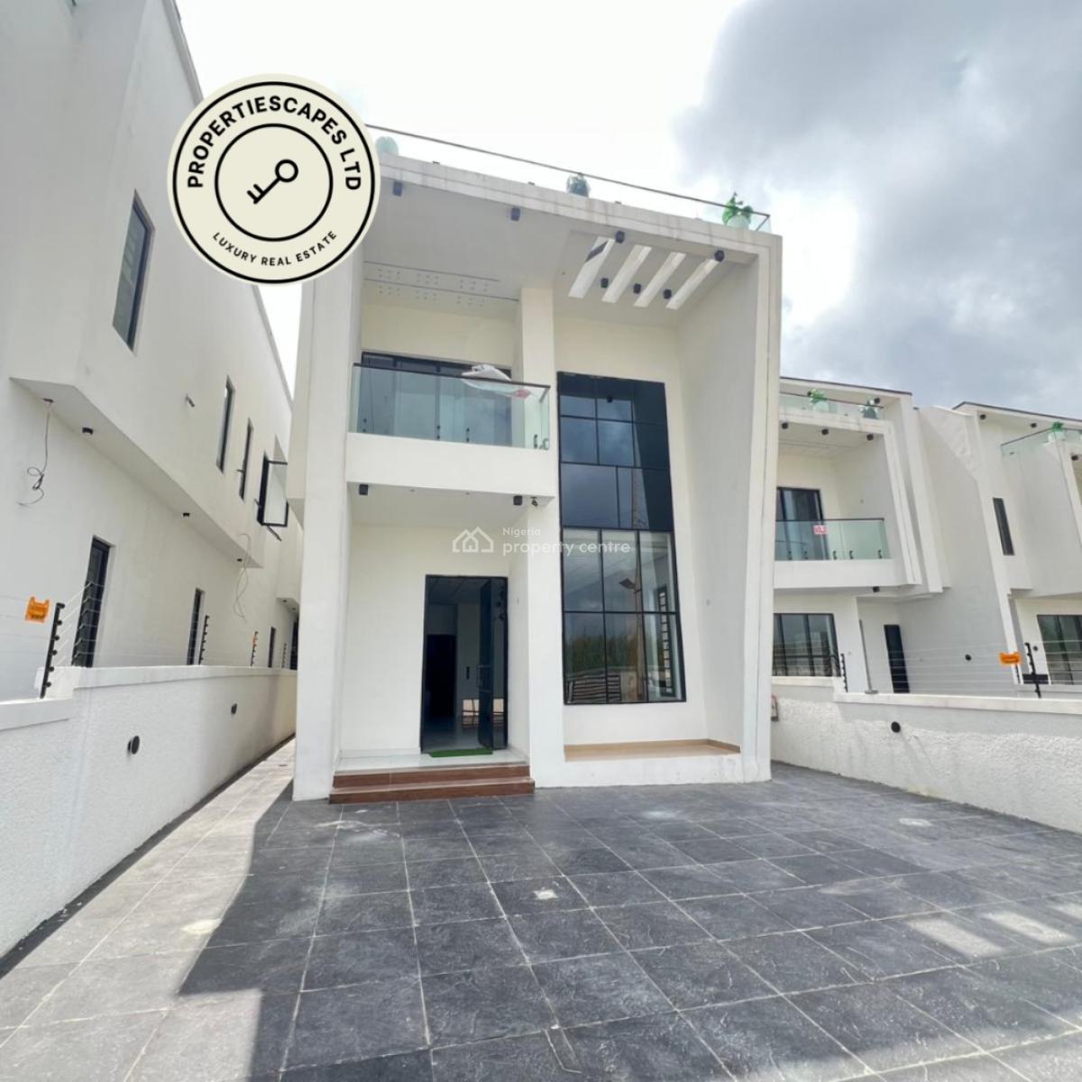 4 Bedrooms Fully Detached Duplex with Bq &swimming Pool, Lekki, Ajah, Lagos, Detached Duplex for Sale