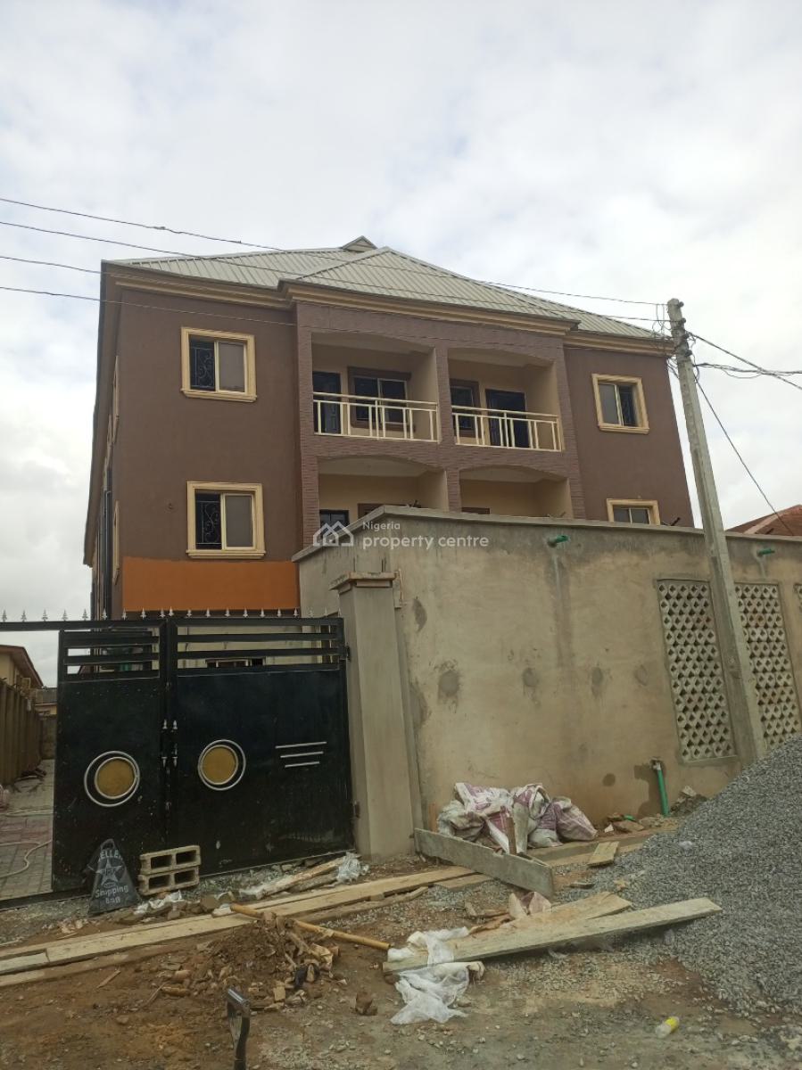 Newly Built 2 Bedrooms, Upstairs, Nnpc Axis, Field Bus-stop, Isolo, Lagos, Flat / Apartment for Rent