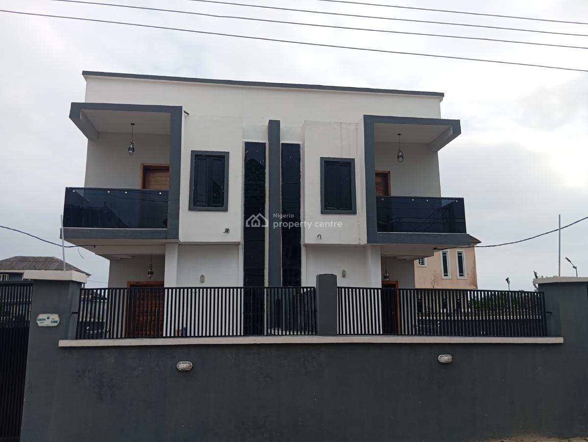 Sweet Brand New 4 Bedroom Duplex + Bq, Beechwood Estate, Imalete Alafia, Ibeju Lekki, Lagos, House for Sale