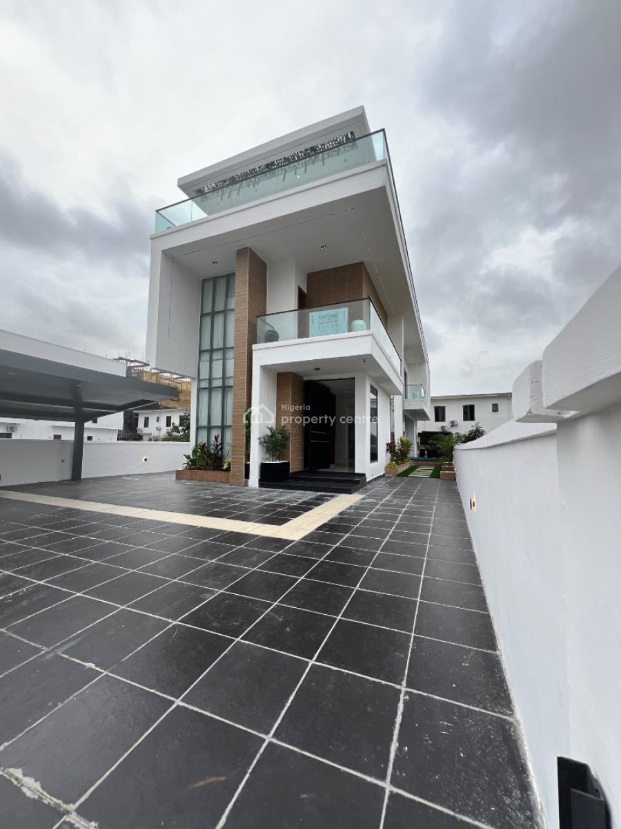 5 Bedroom Fully Detached Duplex with Swimming Pool, Cinema, Gazebo, Bq, Osapa London, Osapa, Lekki, Lagos, Detached Duplex for Sale