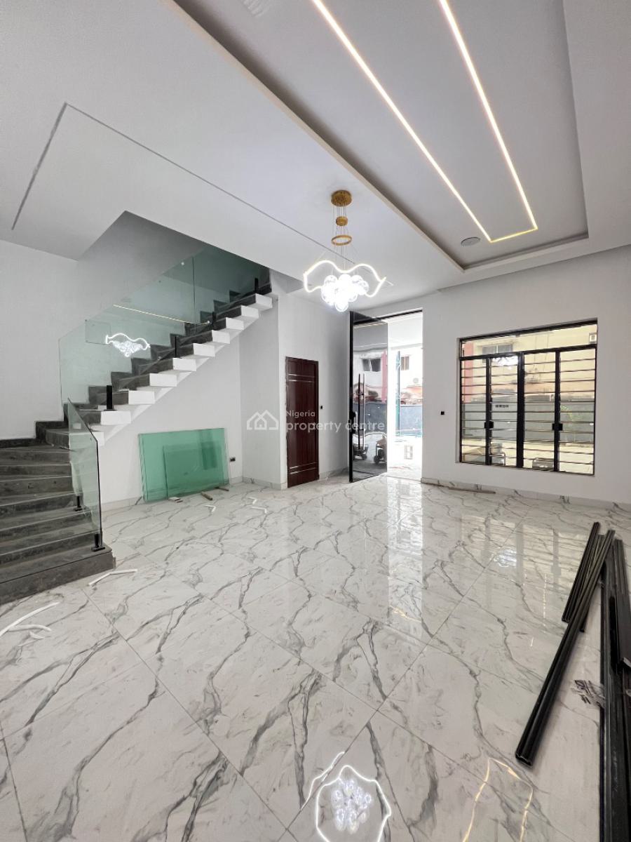 Well Built 4 Bedroom Terraced Duplex with Bq, Communal Swimming Pool I, Osapa London, Osapa, Lekki, Lagos, Terraced Duplex for Sale