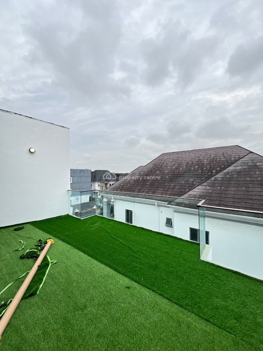 Well Built 4 Bedroom Terraced Duplex with Bq, Communal Swimming Pool I, Osapa London, Osapa, Lekki, Lagos, Terraced Duplex for Sale