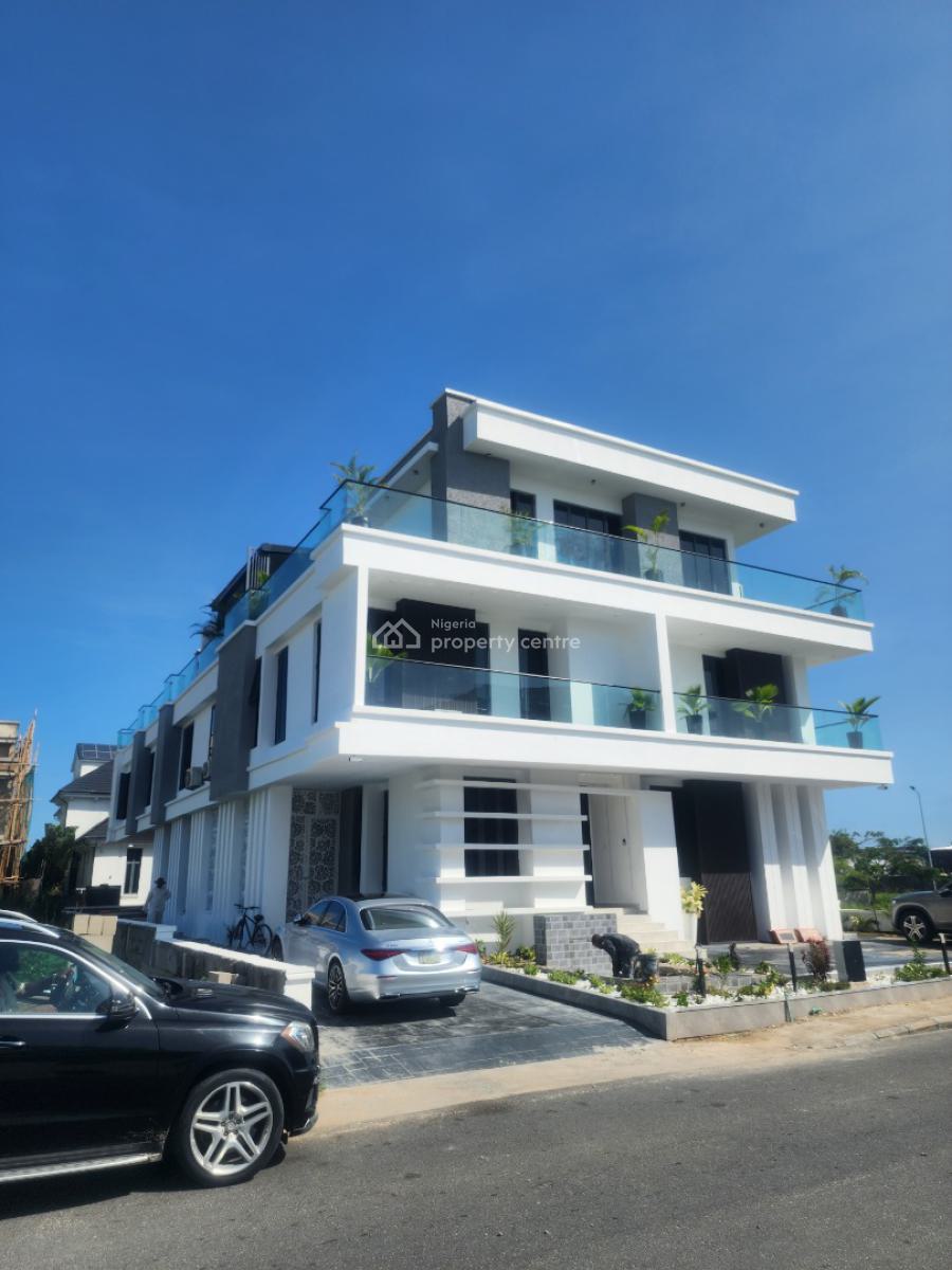 Executive 5 Bedroom Semi Detached House with Bq, Cowry Creek Estate, Lekki, Lagos., Lekki, Lagos, Semi-detached Duplex for Sale