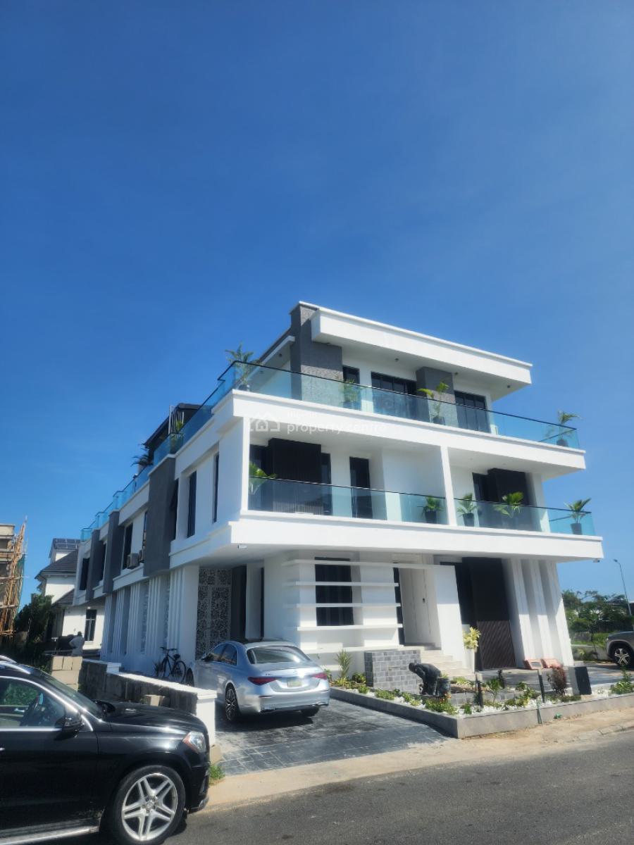 Executive 5 Bedroom Semi Detached House with Bq, Cowry Creek Estate, Lekki, Lagos., Lekki, Lagos, Semi-detached Duplex for Sale