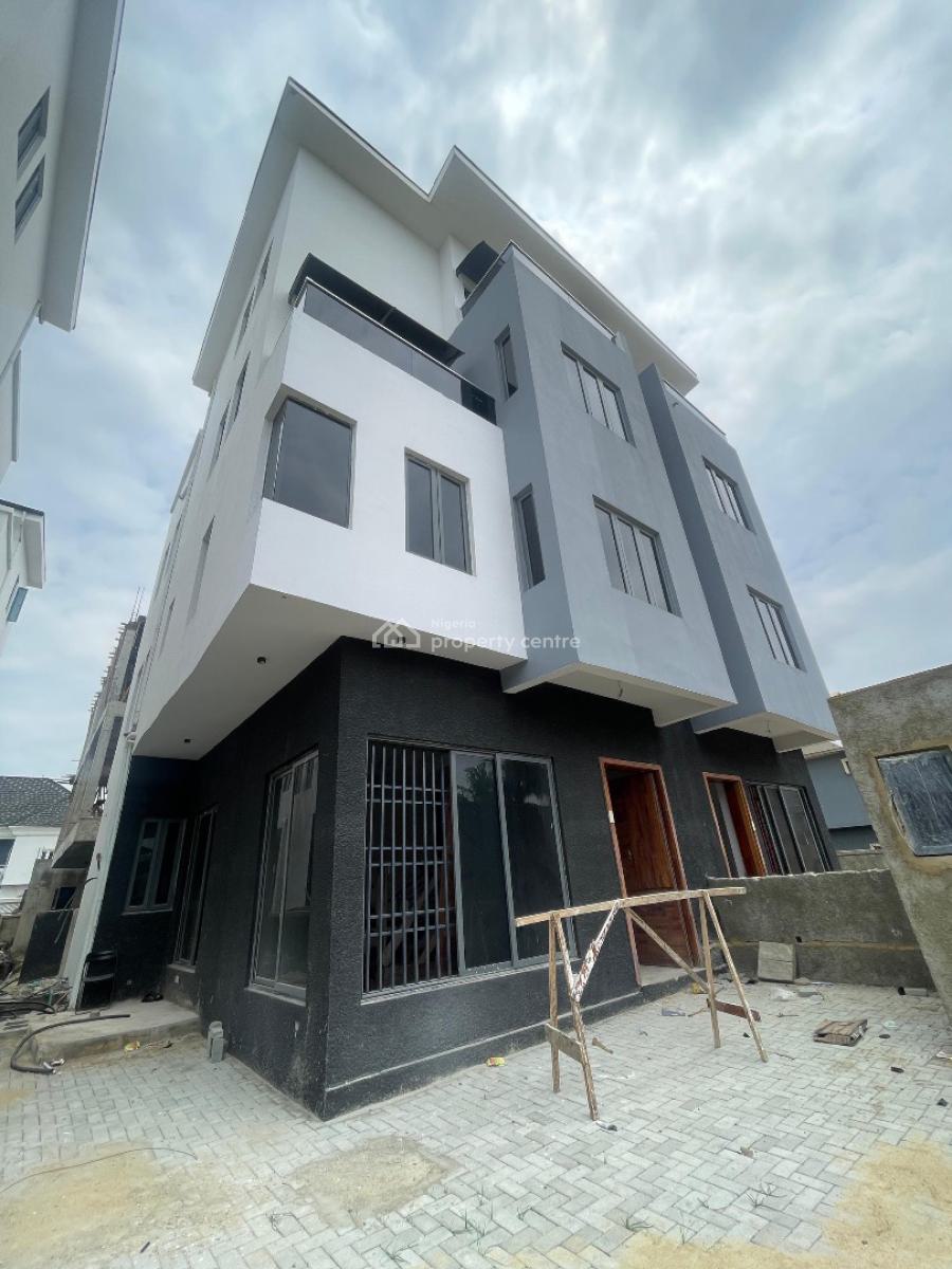 4 Bedroom Semi Detached Duplex with a Penthouse, Ikate, Lekki, Lagos, Semi-detached Duplex for Sale