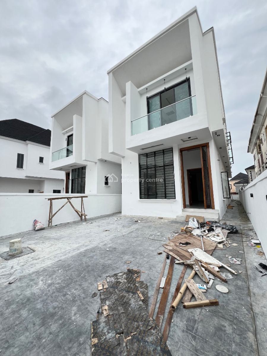 Spacious 5 Bedroom Detaced Duplex with Bq in a Serene Environment in O, Osapa London, Osapa, Lekki, Lagos, Detached Duplex for Sale