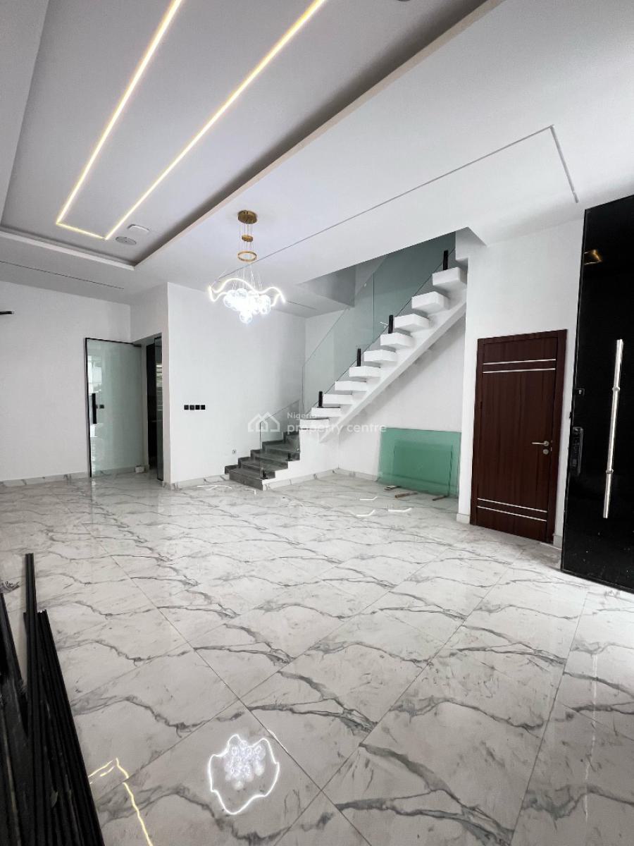 Well Built 4 Bedroom Terraced Duplex with Bq, Communal Swimming Pool, Osapa London, Lekki, Lagos, Terraced Duplex for Sale