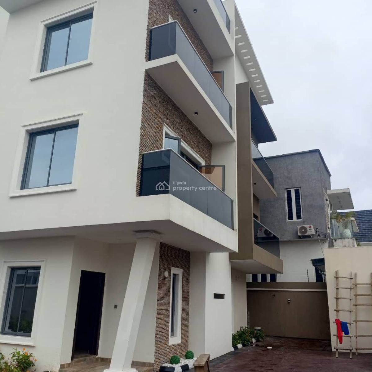 a 4 Bedroom Duplex, Chevron, By Agungi & Osapa Ext, Lekki, Lagos, Detached Duplex for Sale