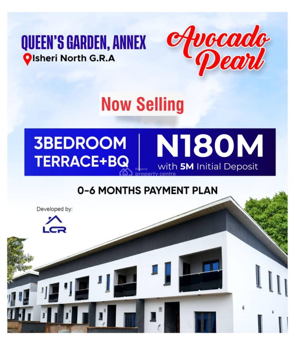 Avocado Pearl Luxury Fully Finished 3 Bedroom Terrace Duplex, Queens Garden Smart & Luxury Estate, Opic, Isheri North, Lagos, Terraced Duplex for Sale
