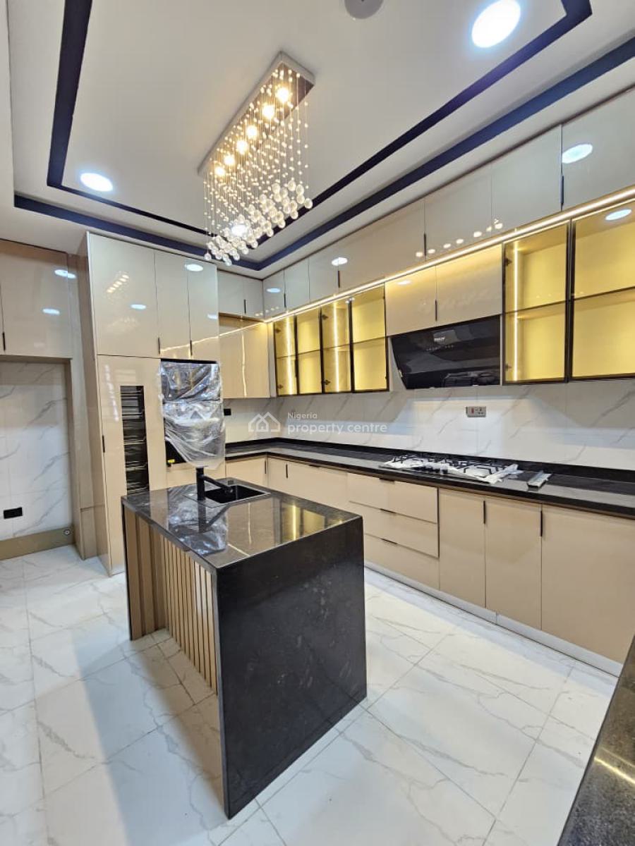 Lovely 5 Bedroom Fully Detached Duplex with Bq in a Secure Estate, Chevron, Lekki, Lagos, Detached Duplex for Sale