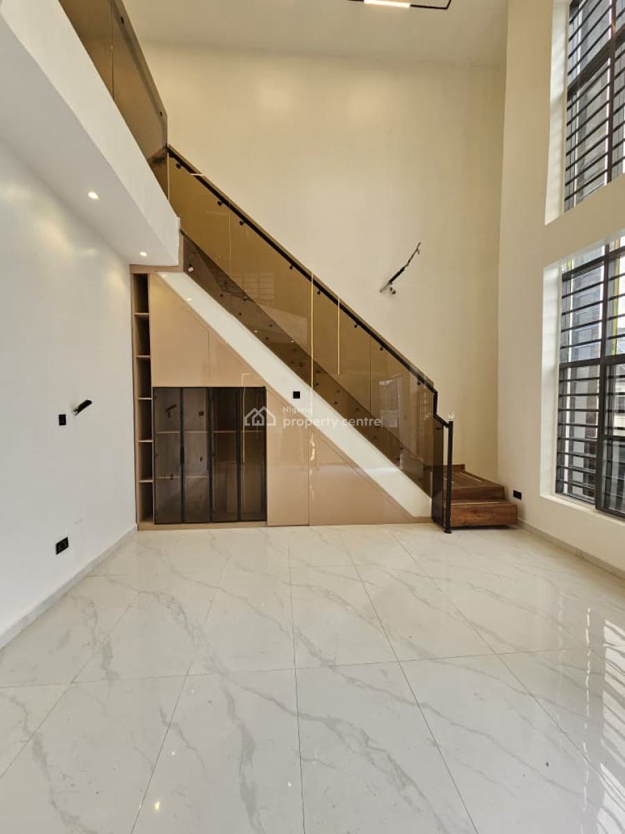 Lovely 5 Bedroom Fully Detached Duplex with Bq in a Secure Estate, Chevron, Lekki, Lagos, Detached Duplex for Sale