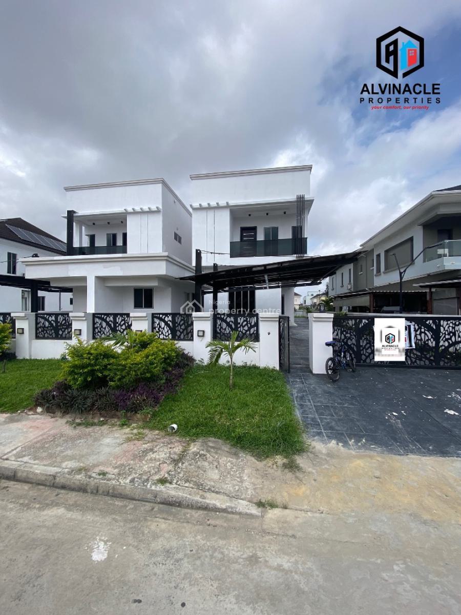Lovely 5 Bed Duplex in a Gated Estate, Royal Garden, Ajah, Lagos, Detached Duplex for Sale