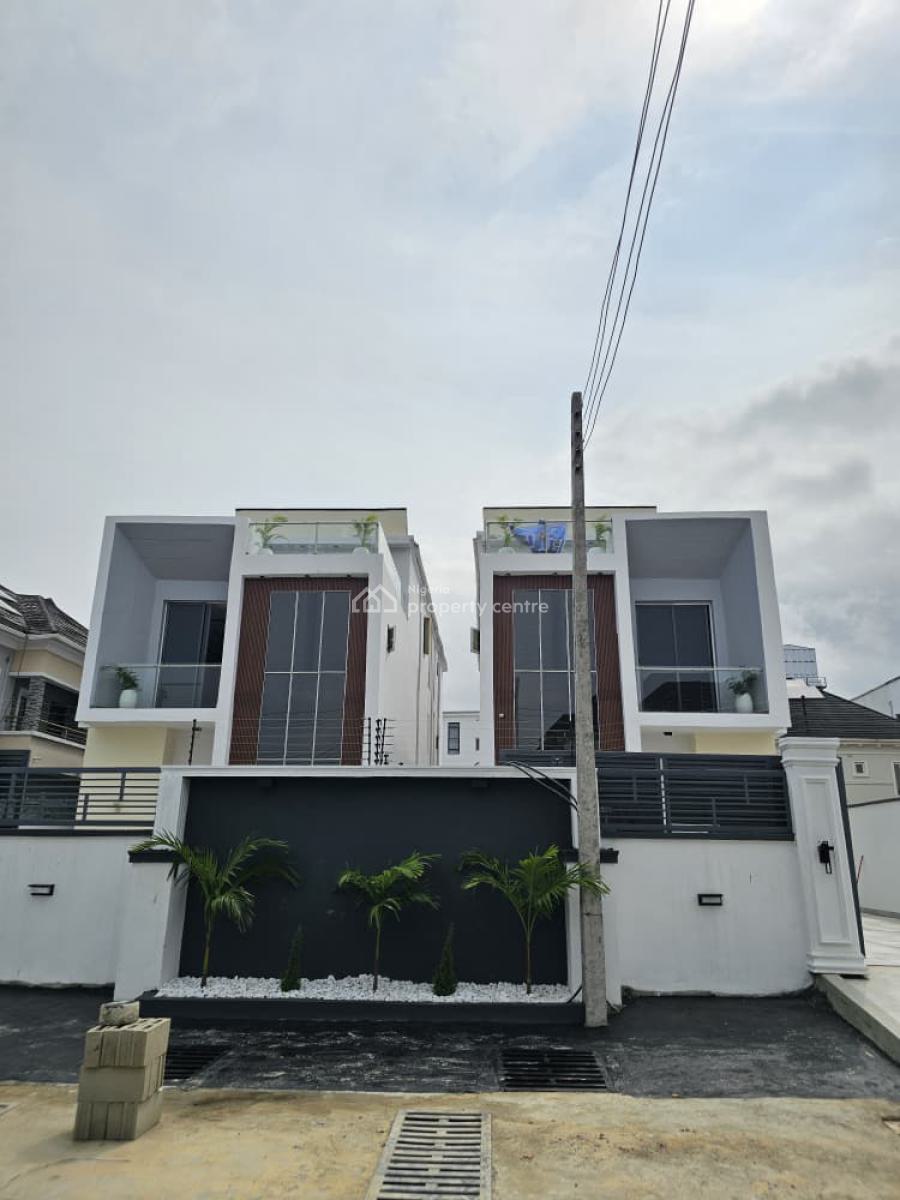 Luxury 5 Bedroom Fully Detached Duplex with Cinema in a Secure Estate, Chevron, Lekki, Lagos, Detached Duplex for Sale