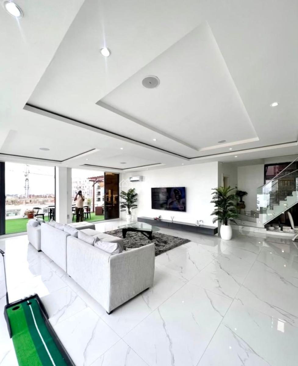 Tastefully Furnished 3 Bedroom Maisonette with S/pool, Gym, Elevator, Phase 1, Lekki, Lagos, Flat / Apartment for Rent