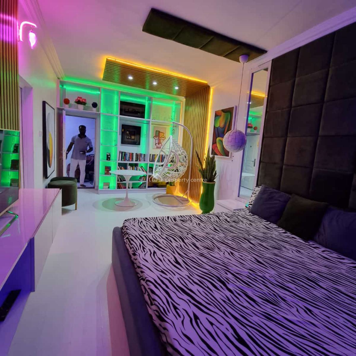 Furnished/serviced 1bedroom Flat Upstairs, Ikeja Gra, Ikeja, Lagos, Mini Flat (room and Parlour) for Rent